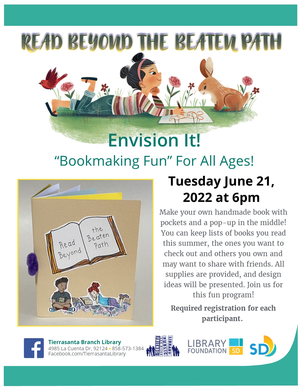 Summer Reading Program Envision It! San Diego Public Library